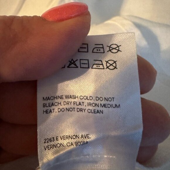 Reformation Brodie Linen Dress Size 12 White Fairycore Beachy Cruise Event New - Picture 9 of 9